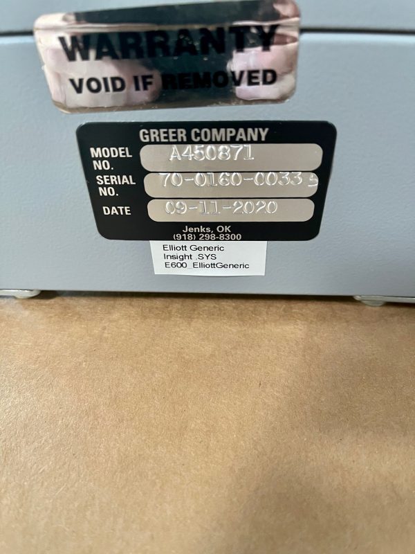 Greer Insight 800 Series Computer for Elliott Cranes A450871